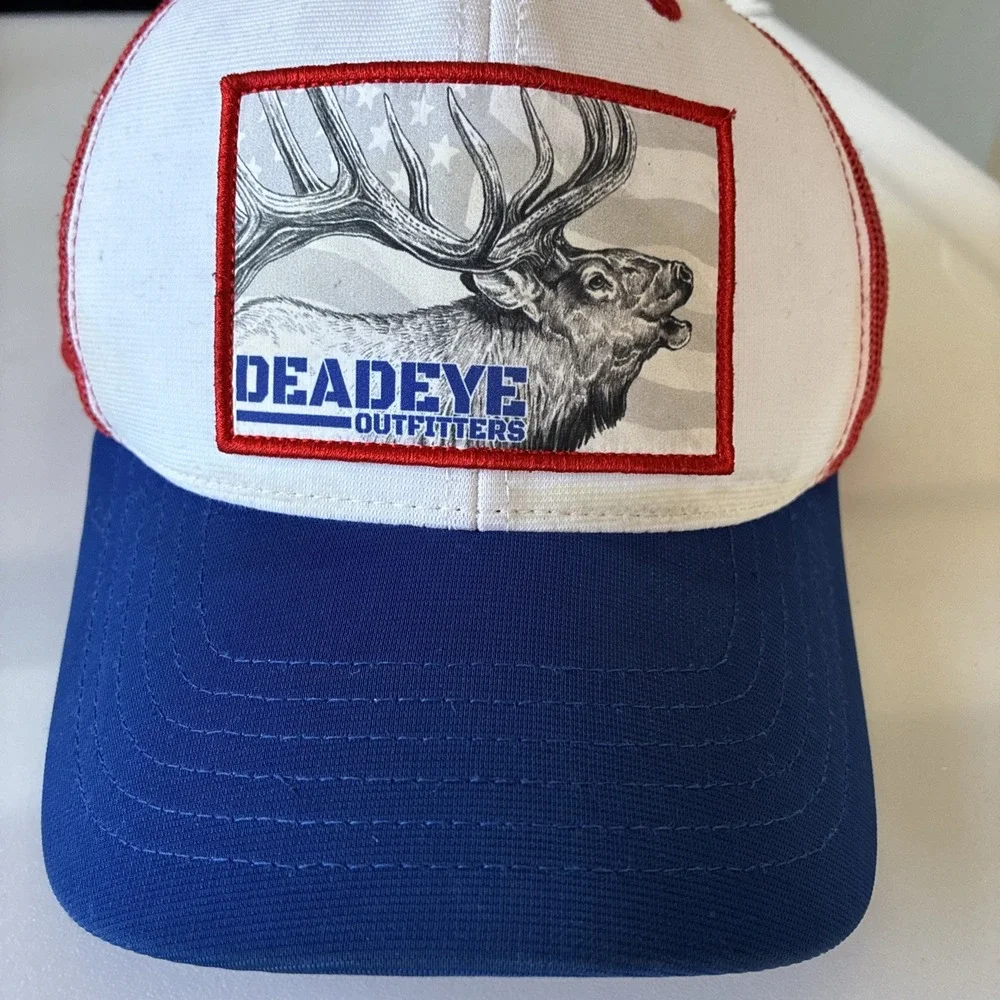 Deadeye Snapback Trucker Hat Multicolor One Size Adjustable Deer Buck Mesh Back